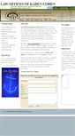 Mobile Screenshot of karencohenlaw.com